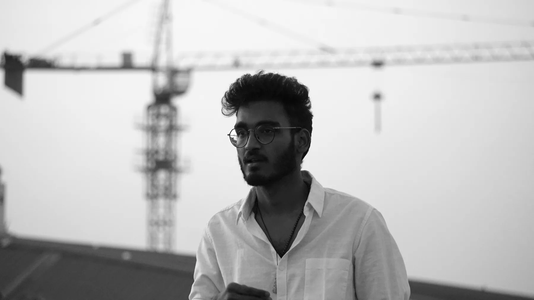 Black and white portrait of Jassaw