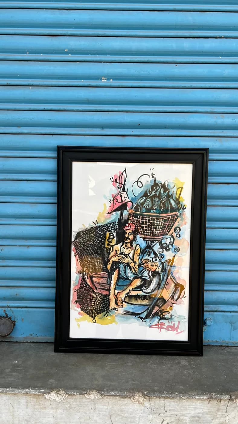 See - Original Painting - A2 