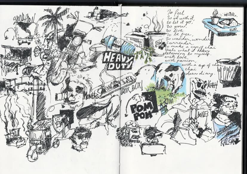 Sketchbook page 17