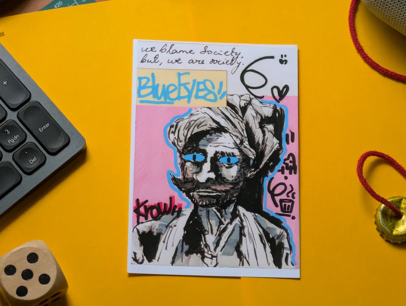 Blue eyes, society - A6